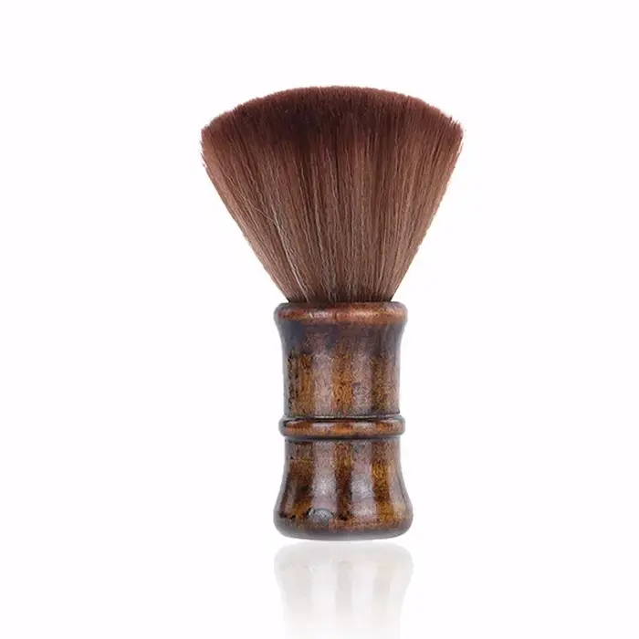 Savon à raser à l'ancienne, brosse moussante en bois pour salon de coiffure
