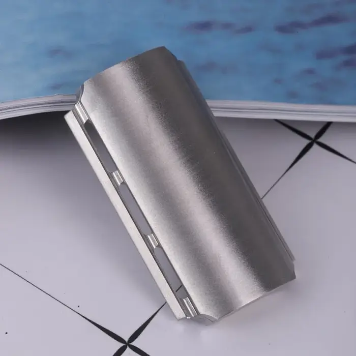 Tête de rasoir à double tranchant de sécurité en acier inoxydable Yaqi Telstar 316 pour hommes
