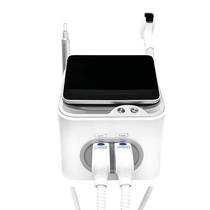 Machine professionnelle 2-en-1 pour l'épilation au laser diode et le détatouage