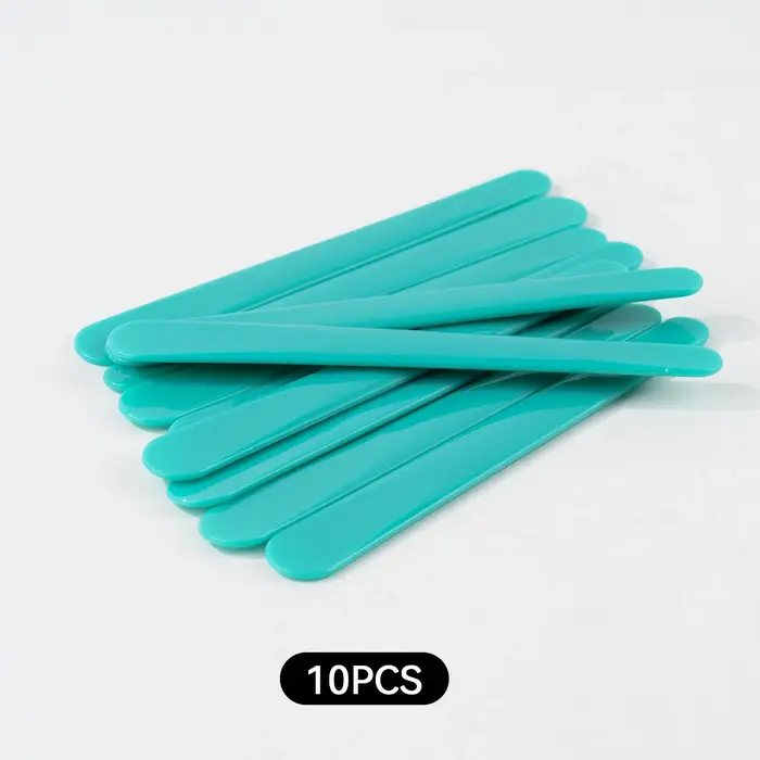 ROSEPIL 10 bâtonnets multifonctionnels en plastique pour le chauffage et l'application de cire, outils de rasage et de dépoussiérage pour l'épilation