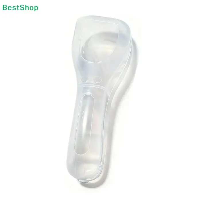 〔R〕Étui de voyage transparent en plastique pour rasoir