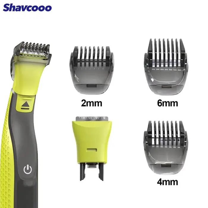 Tête de rasage remplaçable pour une lame avec peigne de sécurité 3 longueurs têtes de tondeuse à barbe OneBlade QP2630/QP2520/QP2834/QP6531/QP6520
