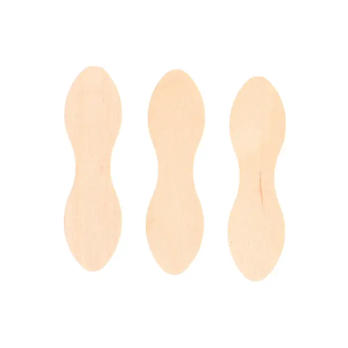 Spatule en bois pour épilation du corps pour femme