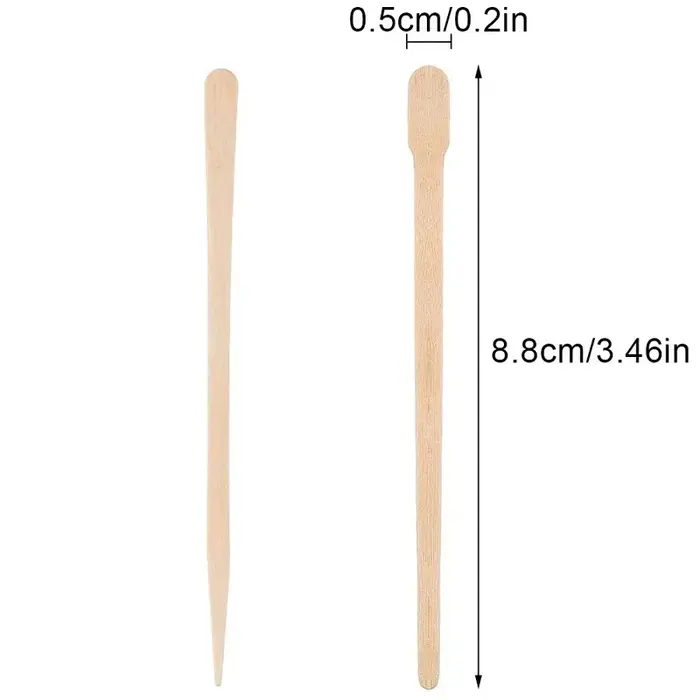 100-300 bâtonnets de cire en bois pour épilation corporelle