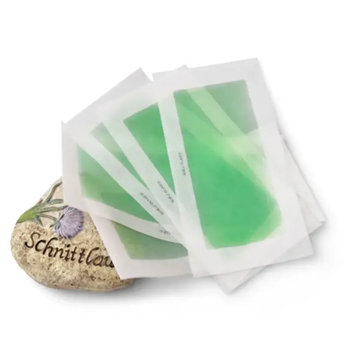 Bandes de cire dépilatoire pour épilation, 10 pièces, papier de cire froide pour le visage, le cou, 
