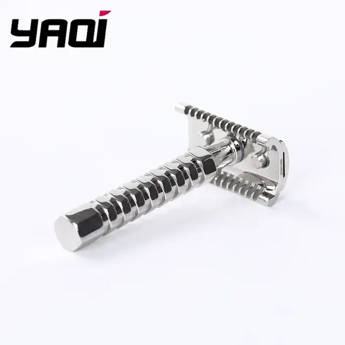 Rasoir de sécurité inclinable réglable en acier inoxydable Yaqi Matte Torqx 2026 - Outil de toilettage pour hommes