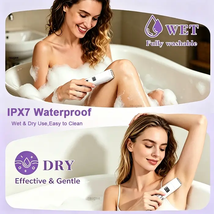 Rasoir électrique rechargeable pour femme