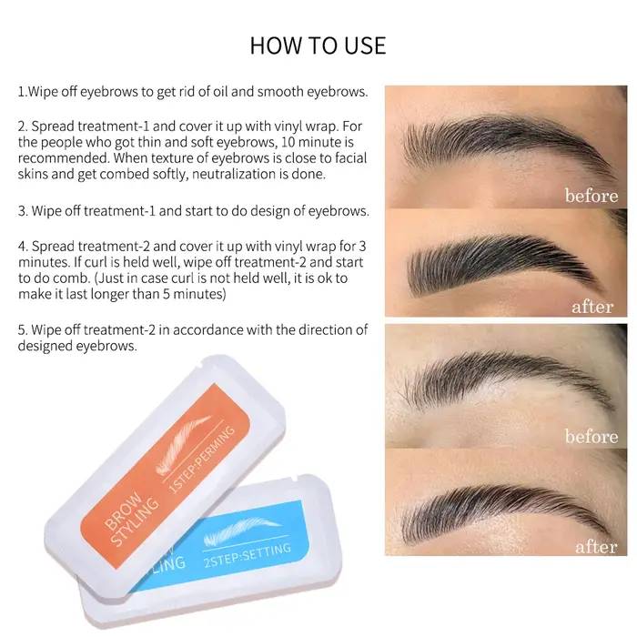 Kit de laminage de cils pour salon de beauté professionnel