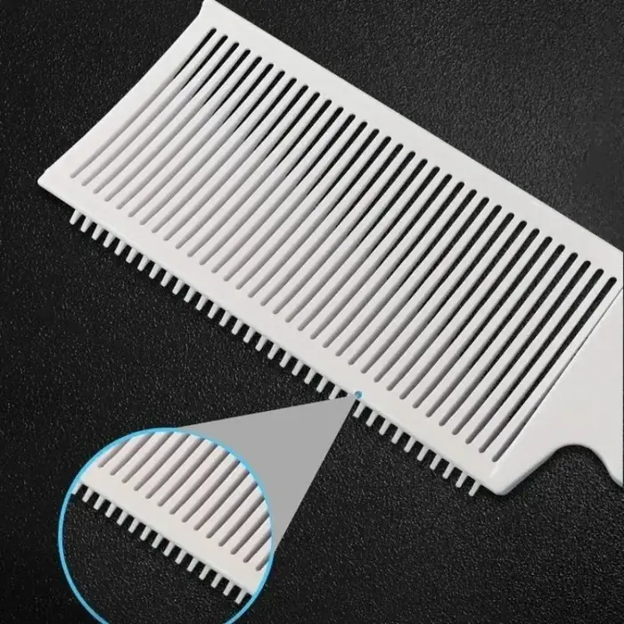 Peigne de coupe de cheveux à dessus plat pour hommes