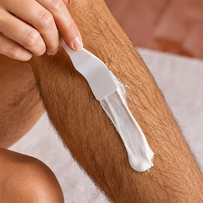 Crème dépilatoire à l'huile de coco YUITIKUE 65g - Enrichie en vitamine E, douce et hydratante pour femmes