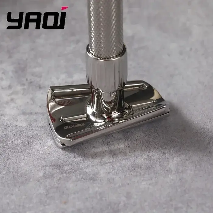 Yaqi – rasoir à barbe Yaqi Torqx, rasoir de sécurité incliné réglable en acier inoxydable, objets de