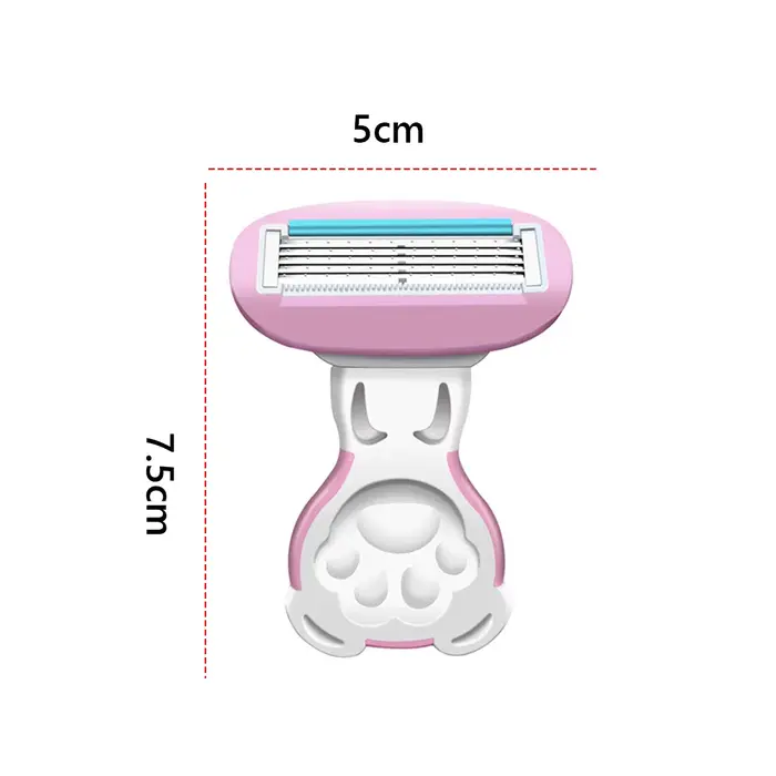 Rasoir portable pour femmes avec tête de coupe remplaçable