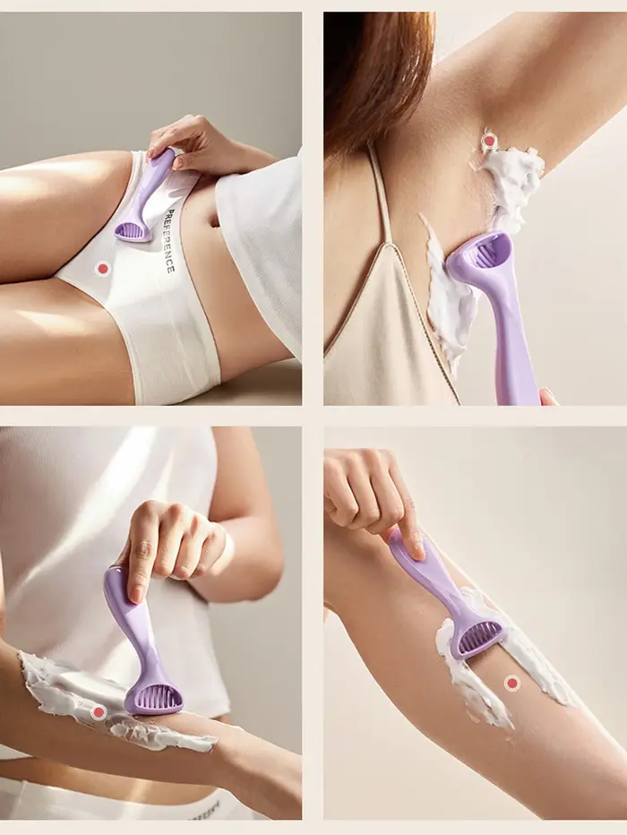 Lame de rasage en acier inoxydable pour femme