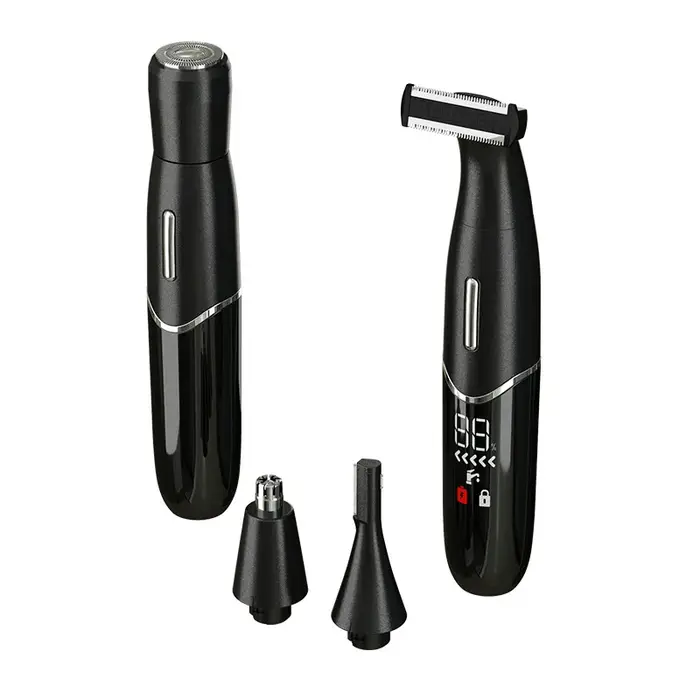 Rasoir 4 en 1 pour femmes, ligne de Bikini humide/sec, boules sensibles, poils pubiens, tondeuse pou