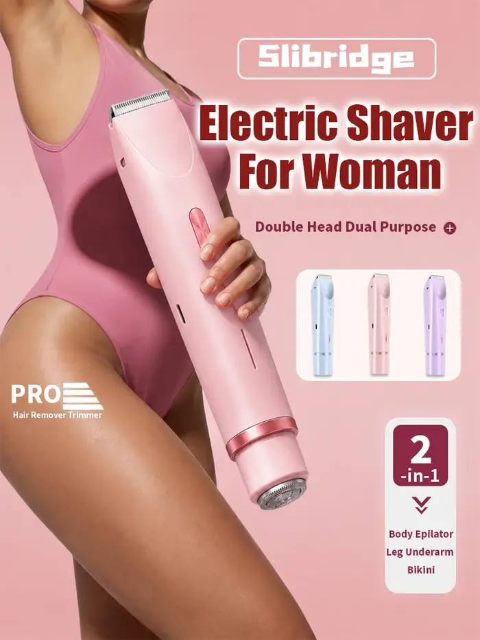 Rasoir électrique pour femmes, rasoir bikini pour zones intimes, aisselles, jambes et bras