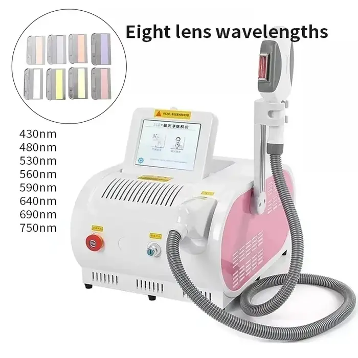 Nouveau modèle 2025 : Appareil professionnel de dépiloration laser IPL super portable pour salon de beauté, laser diode pour épilation permanente.