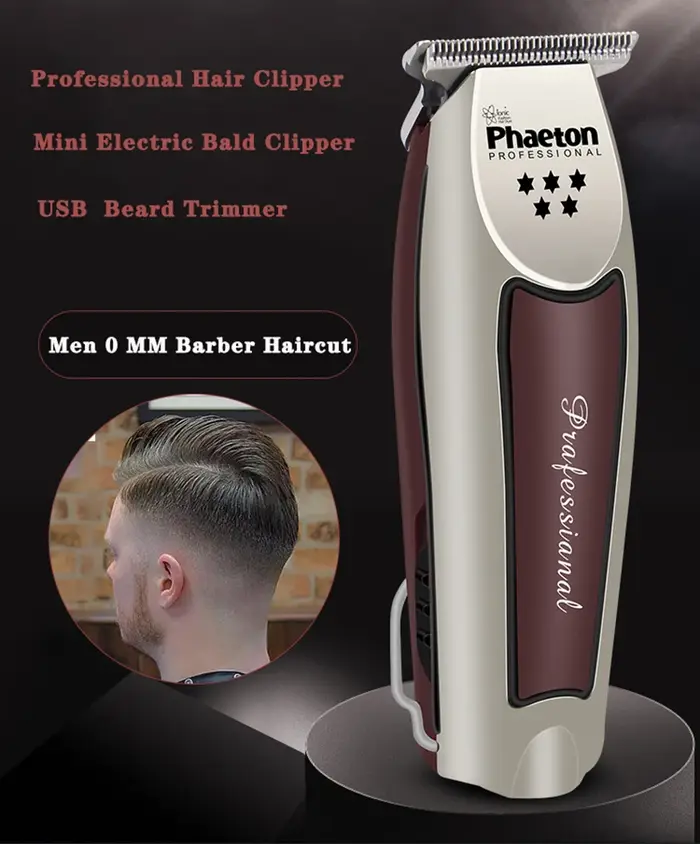 Tondeuse à cheveux chauve professionnelle électrique pour Salon de coiffure