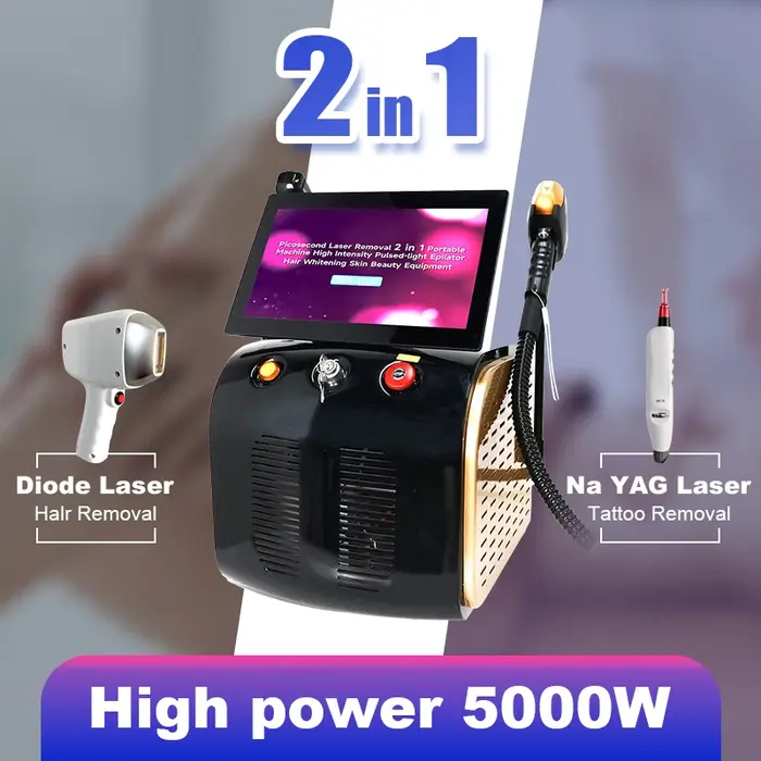 Machine d'épilation au laser diode