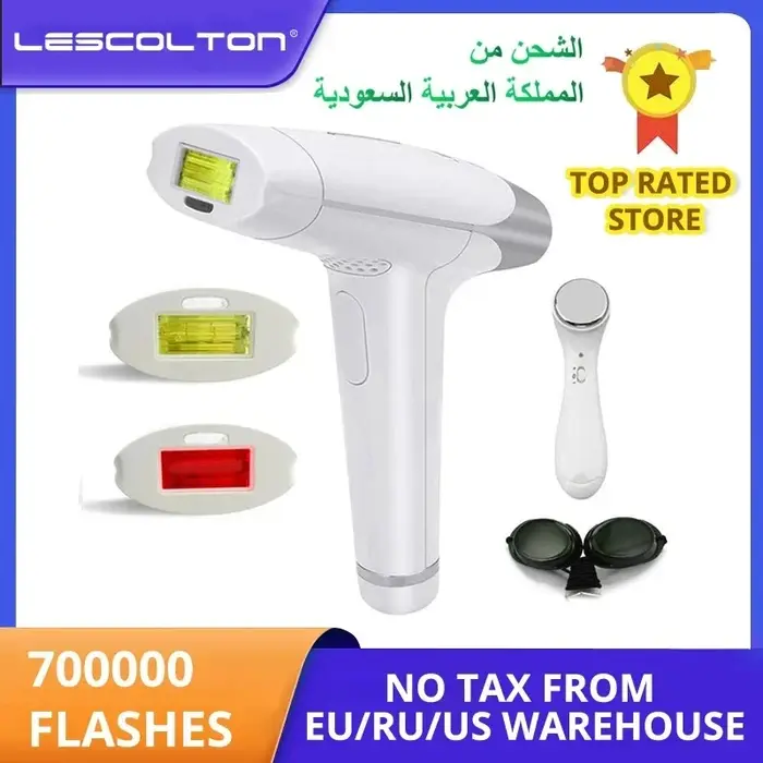 LESCOLTON - Epilateur laser 2-en-1 pour une épilation permanente