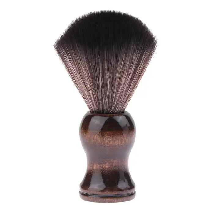 Brosse de rasoir naturelle avec manche en bois pour hommes