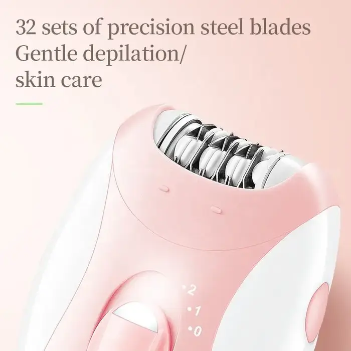 Kemei-Épilateur électrique indolore pour femme