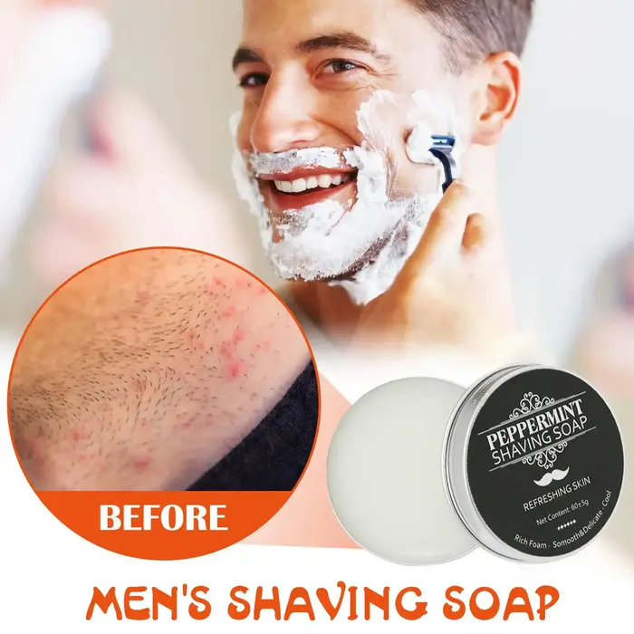 Savon à raser artisanal à texture lisse - Crème