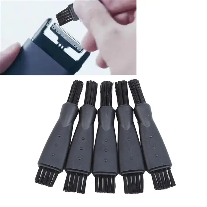 5 pièces rasoir électrique cisaillement nettoyage petite brosse moulin à café Nylon doux cheveux