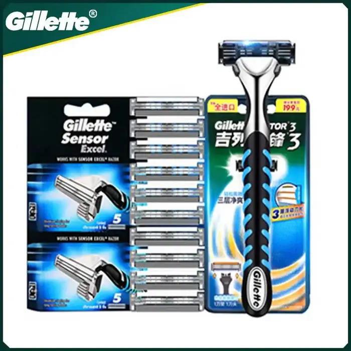 Gillette-Rasoir manuel Vector 3 pour hommes