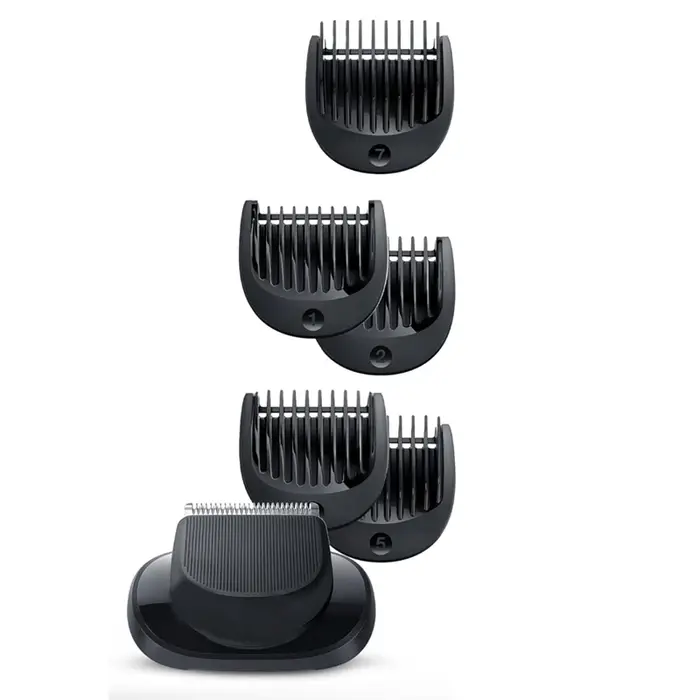 Tondeuse à barbe EasyClick + 5 pièces de fixation de peigne pour rasoirs électriques Braun nouvelle génération série 5