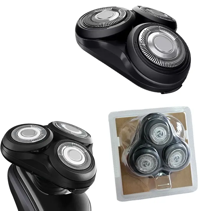 Têtes de rechange complètes pour rasoir électrique Philips Série (S5xxx) S5000 S5100 S5200 S5300 S5400 S5500