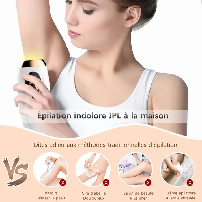 999999 Flashes épilateur Laser pour femmes hommes corps Bikini jambes bras aisselles épilation indolore IPL