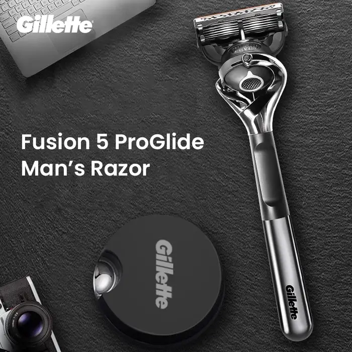 Gillette Fusion 5 ProGlide Razor Rasoir à lame ultra-mince à 5 couches pour homme
