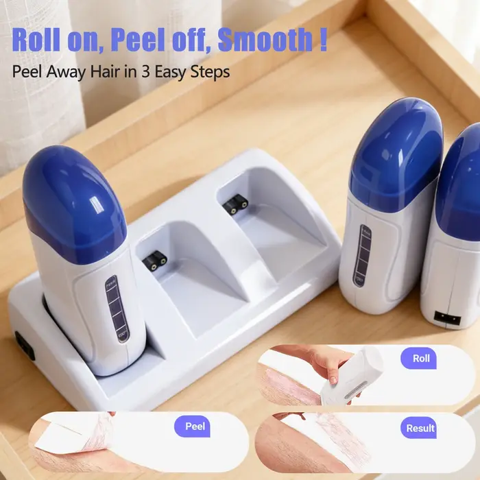 Chauffe-cire professionnel portable pour l'épilation, idéal pour la cire dure, pour salon et usage domestique, convient aux hommes et aux femmes.