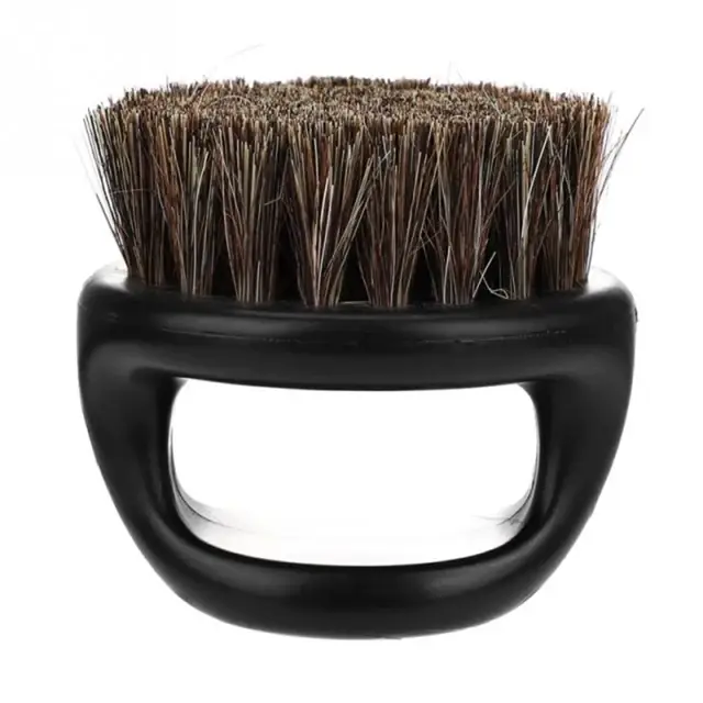 Hommes blaireau Portable barbier barbe brosses Salon visage nettoyage rasoir brosse en plastique che