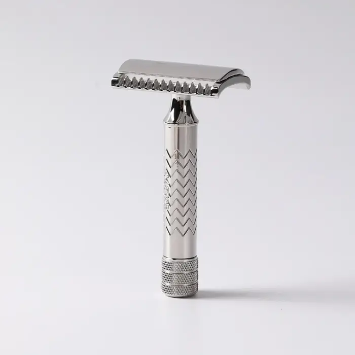 YAQI CASTOR rasoir de sécurité en acier inoxydable-longueur 79mm 0.45mm écart professionnel luxe toi