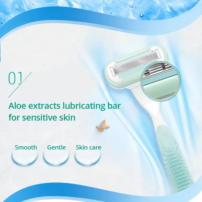 Gillette Venus rasoir femme 5 couches lame lames lisses couteau d'épilation