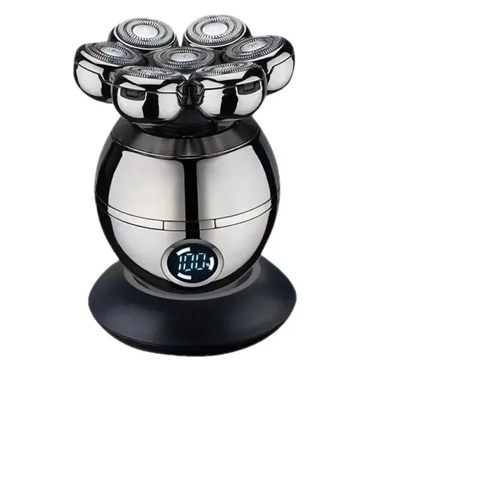 Nouveau rasoir électrique à 7 lames rechargeable pour hommes, outil de coupe de cheveux professionne