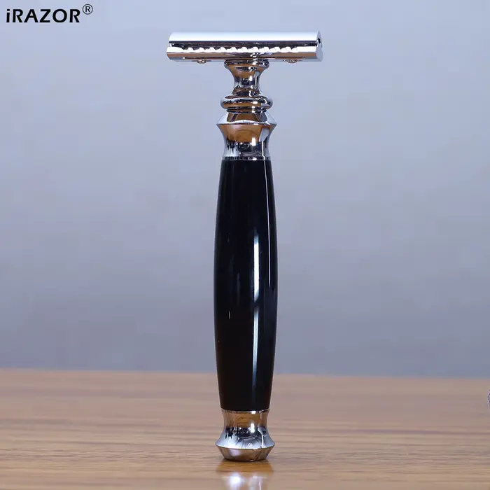 IRAZOR barbier Double bords rasoir de sécurité pour hommes-10 lames originales incluses épilation du corps Machine à