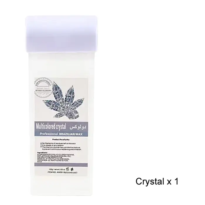 【Nouveau! Chaud 】 Kit de cire à rouleau avec chauffage-cartouches d'épilation unisexe ensemble chauf