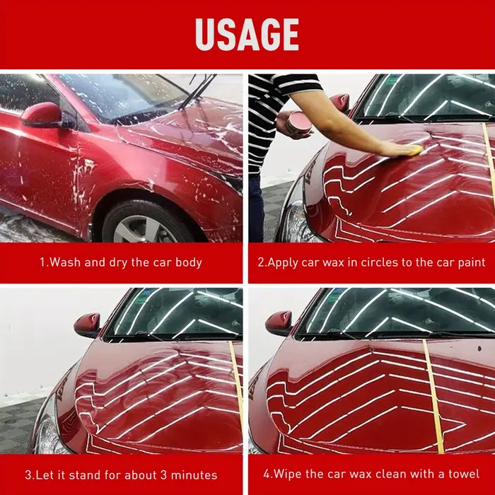 Cire pour voiture rouge TIGER RUN