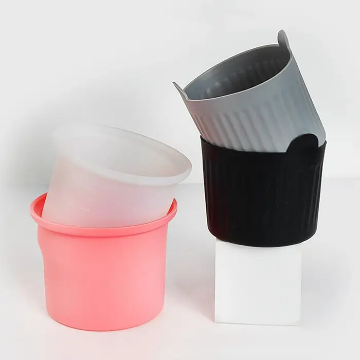 Nouveau chauffe-cire résistant à la chaleur remplacement bols en Silicone épilation cire avec bâton d'agitation poêle