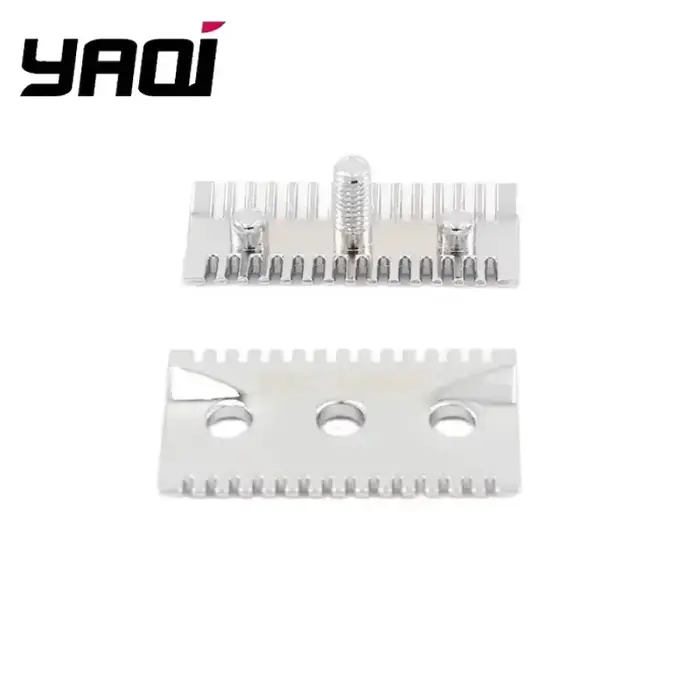 Nouveauté 2026 ! Tête de rasoir de sécurité YAQI Chrome Mellon pour homme
