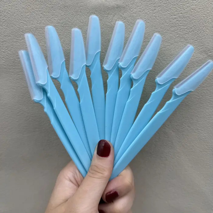 3/10 pièces épilation des sourcils coupe-épilation couteau de sécurité maquillage grattoir rasoir
