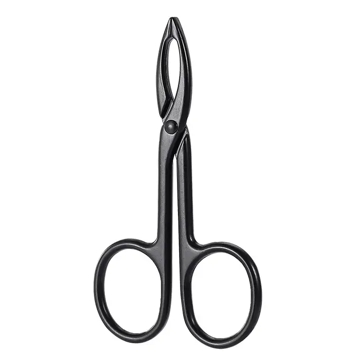 Pince à épiler pour les sourcils, poignée droite, en forme de ciseaux, épilateur pour les poils du v