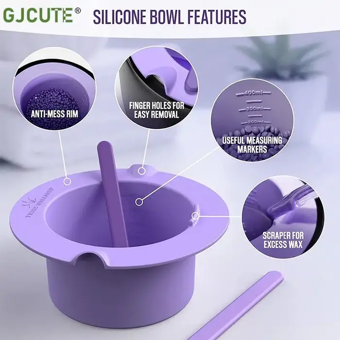 Filles en silicone résistant à la chaleur pour épilation