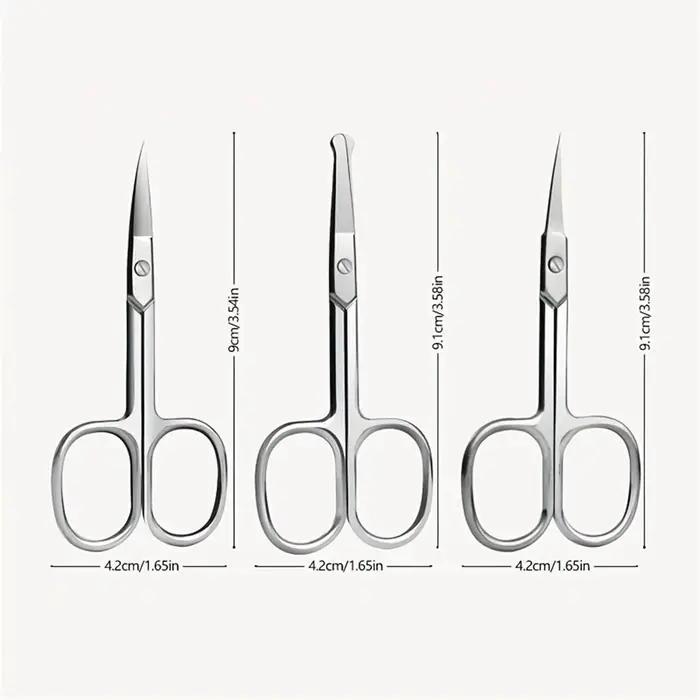 Épilation en acier inoxydable et oreille nez sourcils coupe Fine nez cisailles pour soins personnels du visage