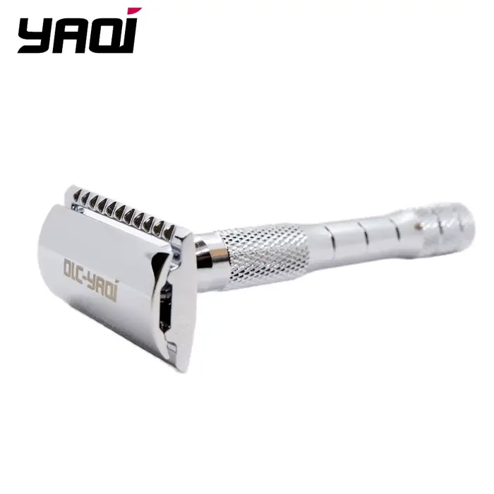 Yaqi Orion – rasoir de sécurité à Double tranchant, couleur chromée, rasage humide, cadeau
