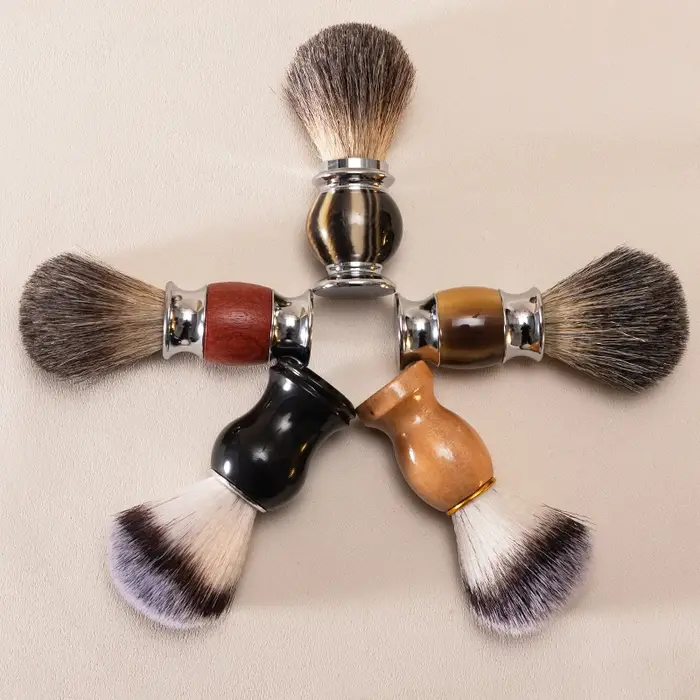 Ensemble de brosse et bol à raser pour homme