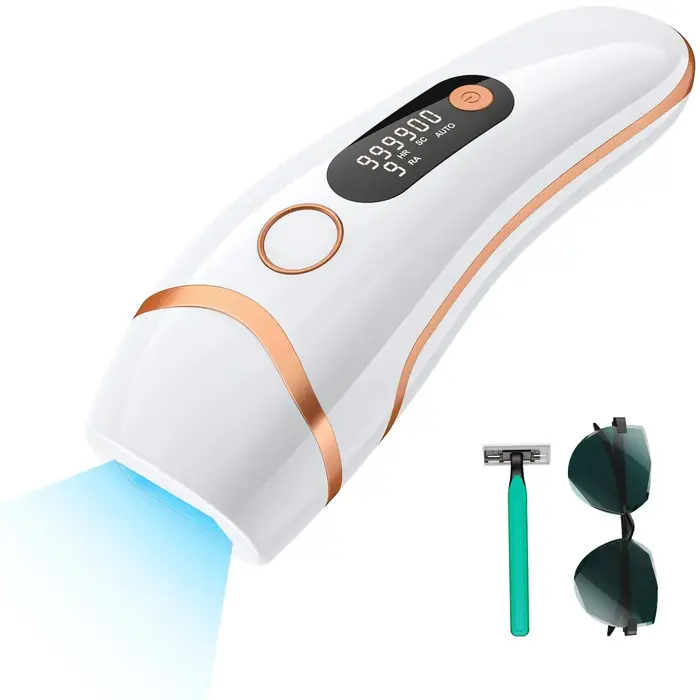 Appareils IPL Laser d'épilation 17J 999900 Light Pulses HR/SC/RA 9 niveaux épilation indolore pour tout le corps usage