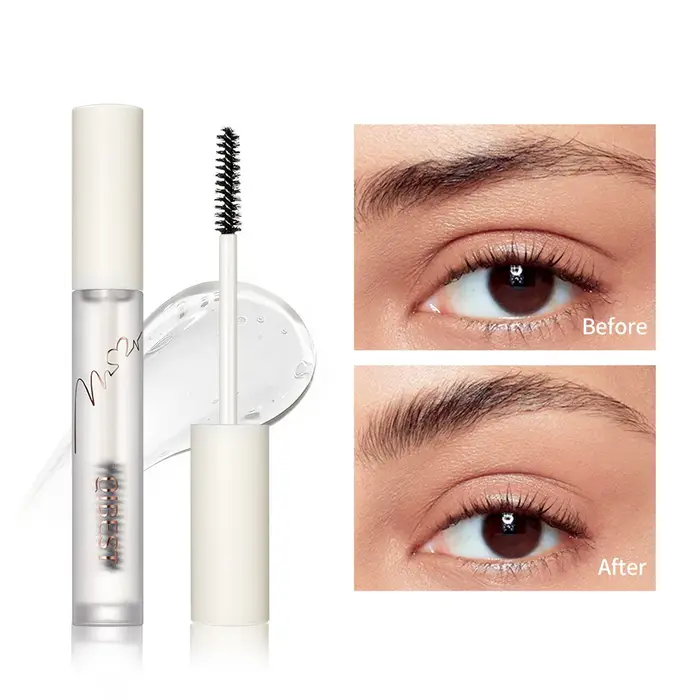 QIBEST Cire coiffante imperméable pour sourcils, séchage rapide, tenue longue durée, pommade fixatri